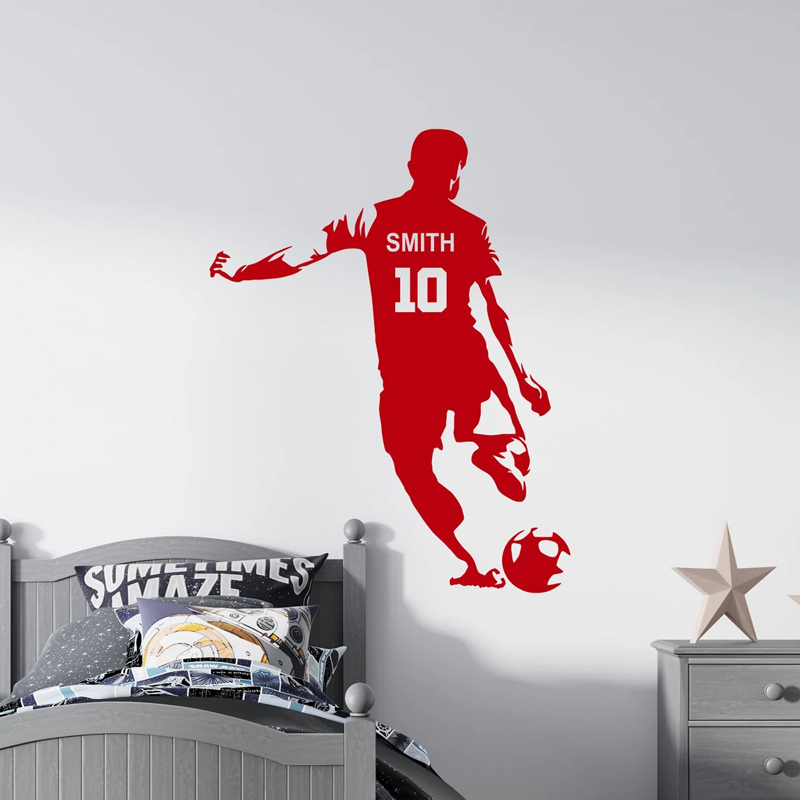 Personalized Soccer Player Nam - Home Decor Vinyl Flooring recension och pris