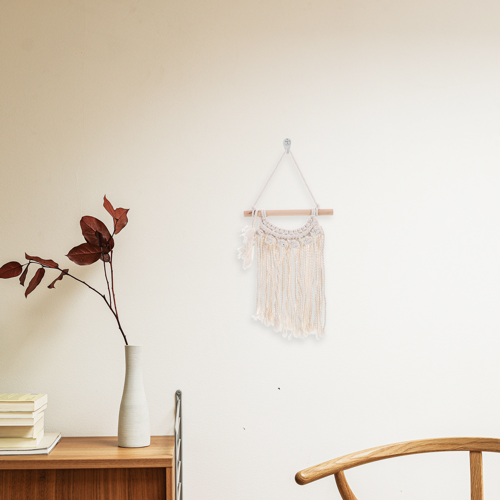 Handwoven Small Cotton Wall Ha - Aesthetic Tapestry recension och pris