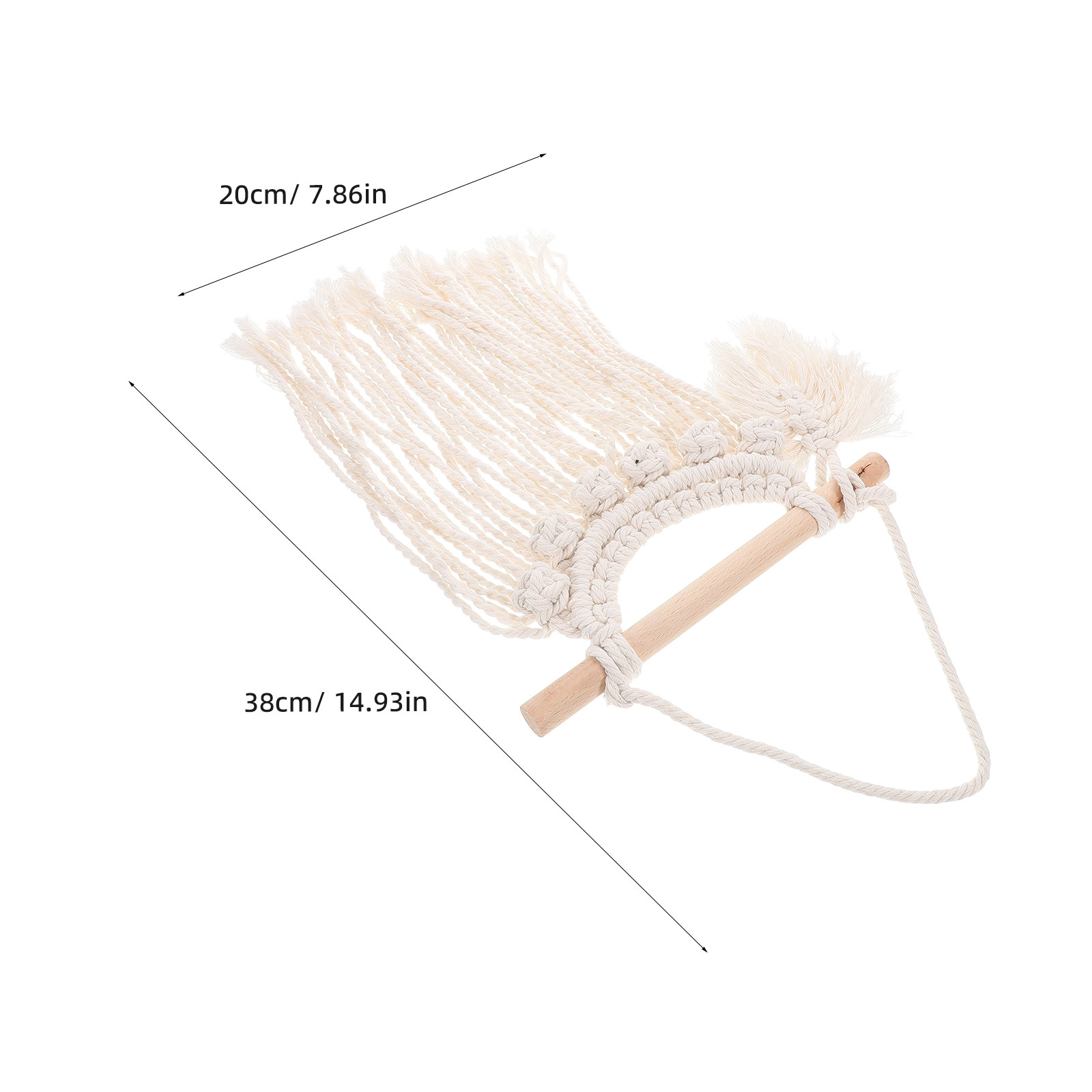 Handwoven Small Cotton Wall Ha - Aesthetic Tapestry recension och pris