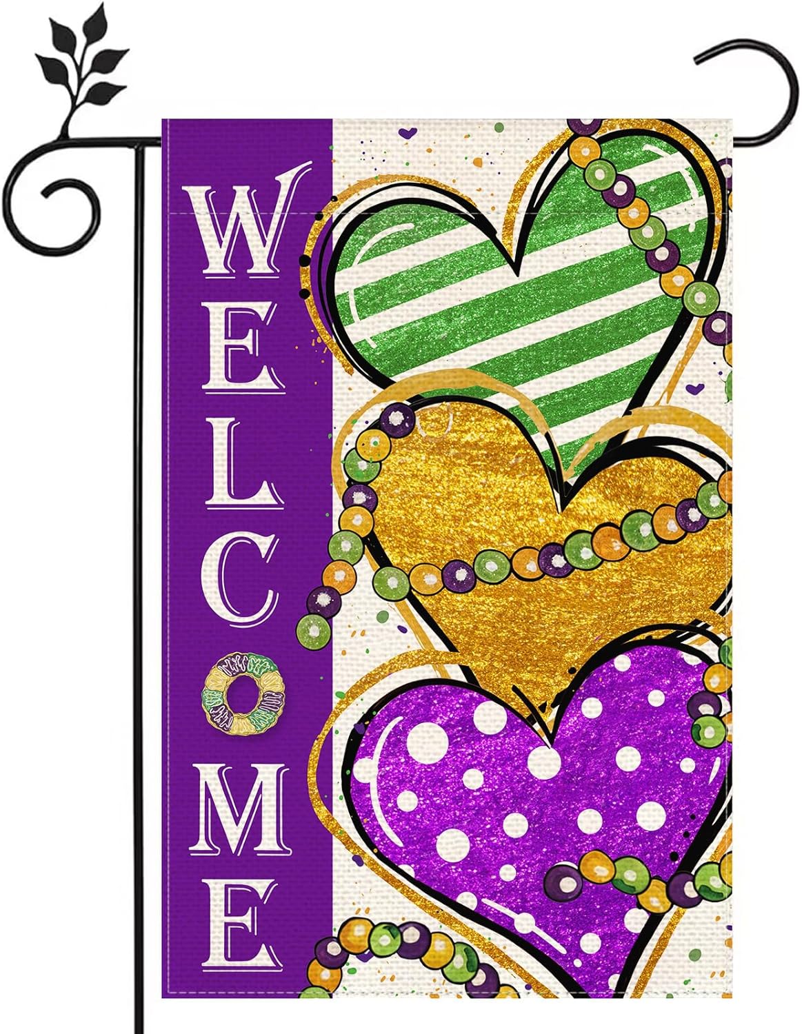 Welcome New Orleans Carnival F - Home Decor New Orleans recension och pris