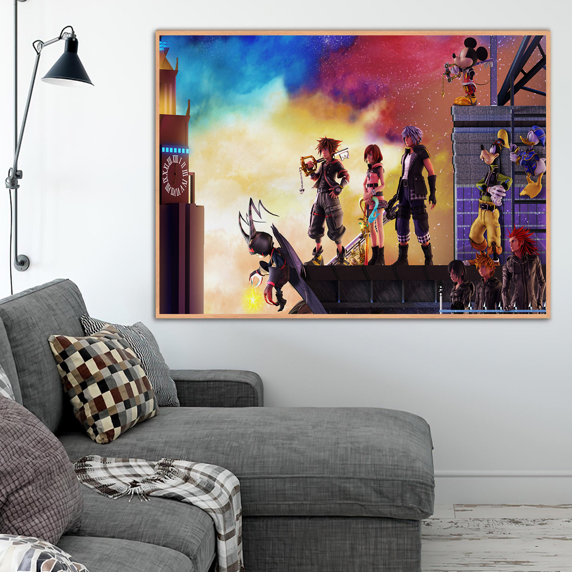 Classic Japanese Anime Kingdom - Watercolor Poster Print recension och pris