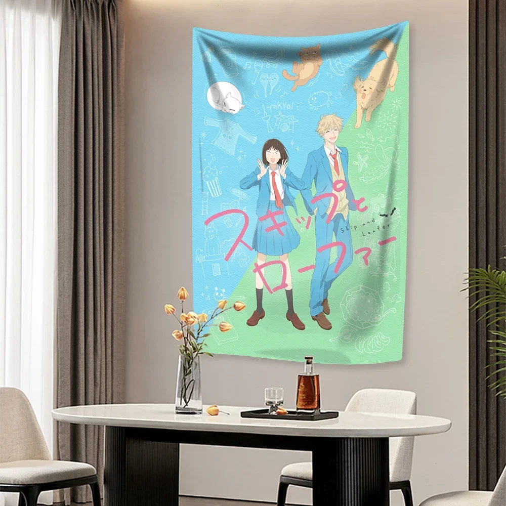 Japanese Cartoon Anime Skip An - Aesthetic Tapestry recension och pris