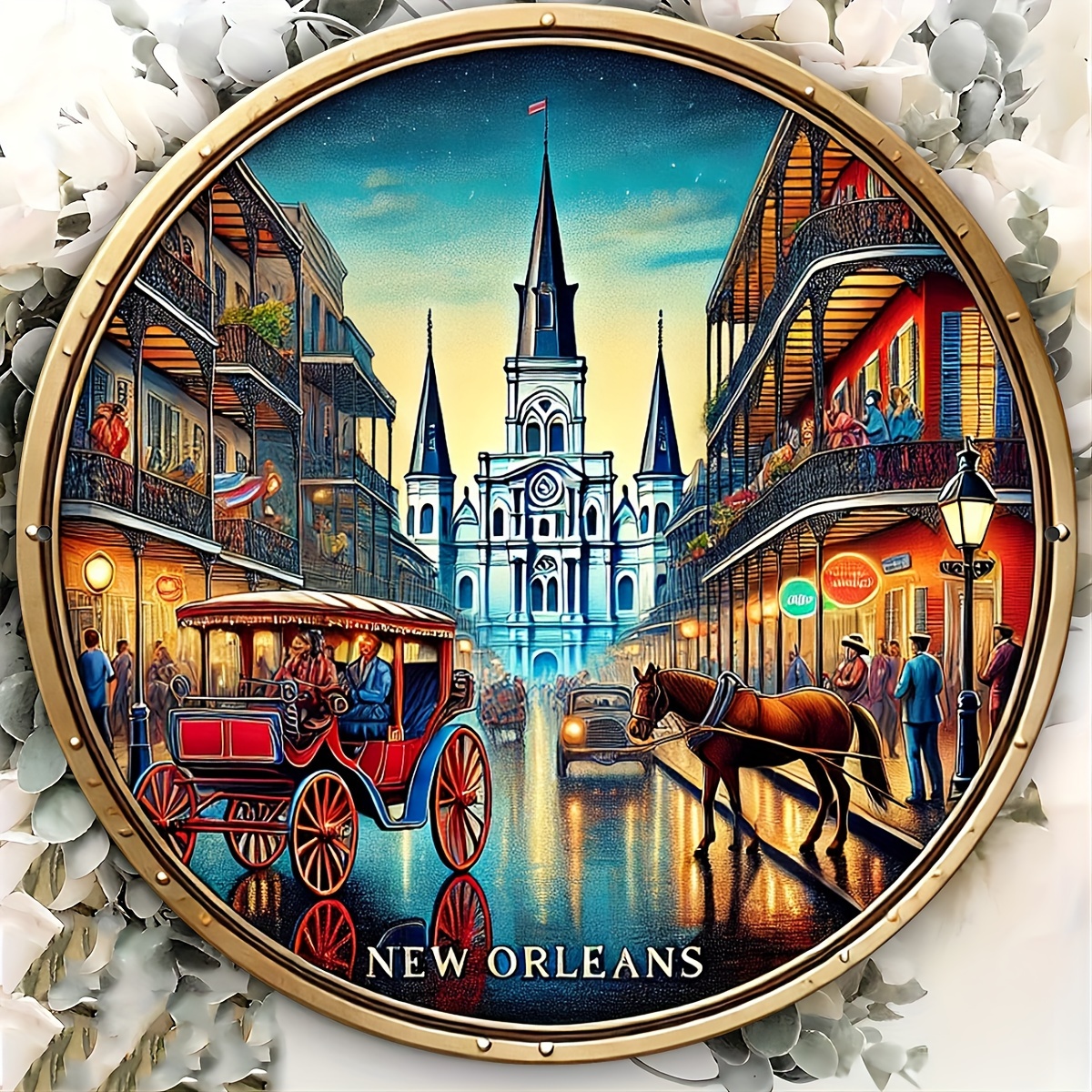 2D Metal Sign New Orleans Vint - Home Decor New Orleans recension och pris