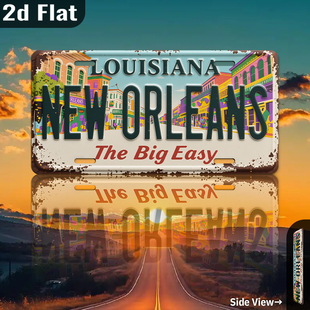 Vintage New Orleans Louisiana  - Home Decor New Orleans recension och pris