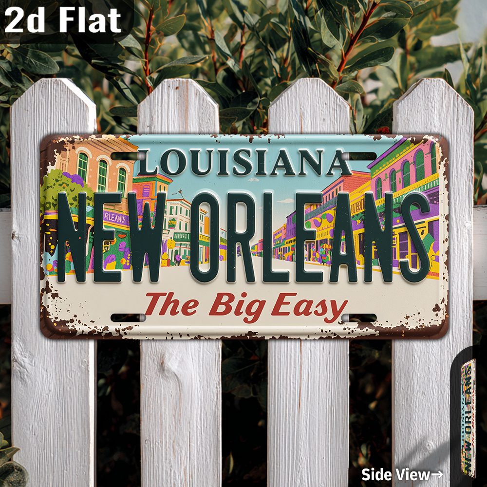 Vintage New Orleans Louisiana  - Home Decor New Orleans recension och pris