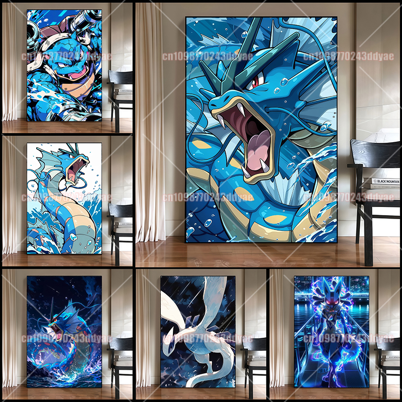 Anime Pokemon Canvas Painting  - Home Decor Wall Pictures recension och pris