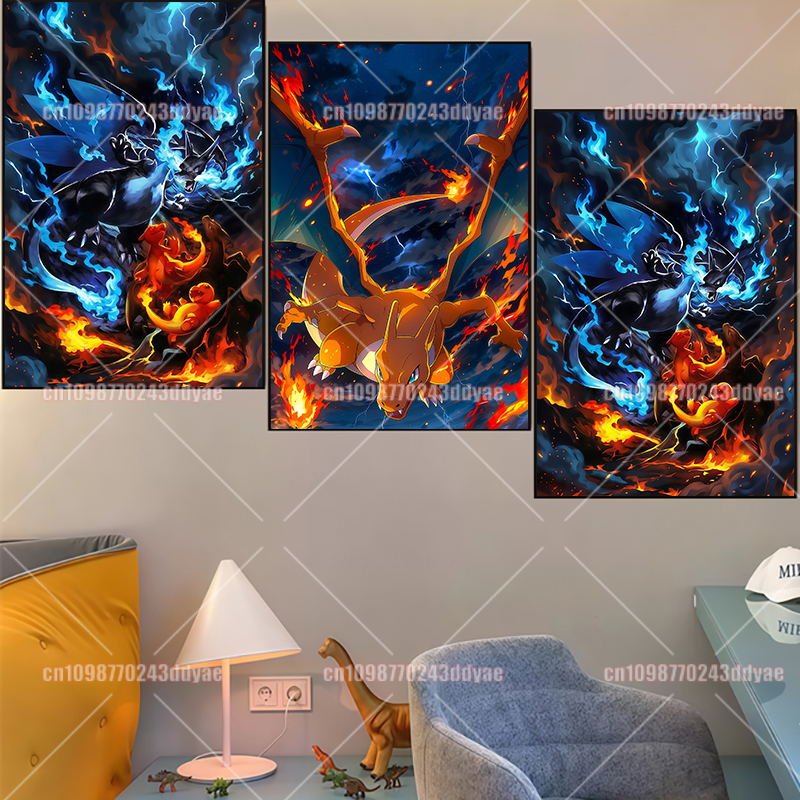 Anime Pokemon Canvas Painting  - Home Decor Wall Pictures recension och pris