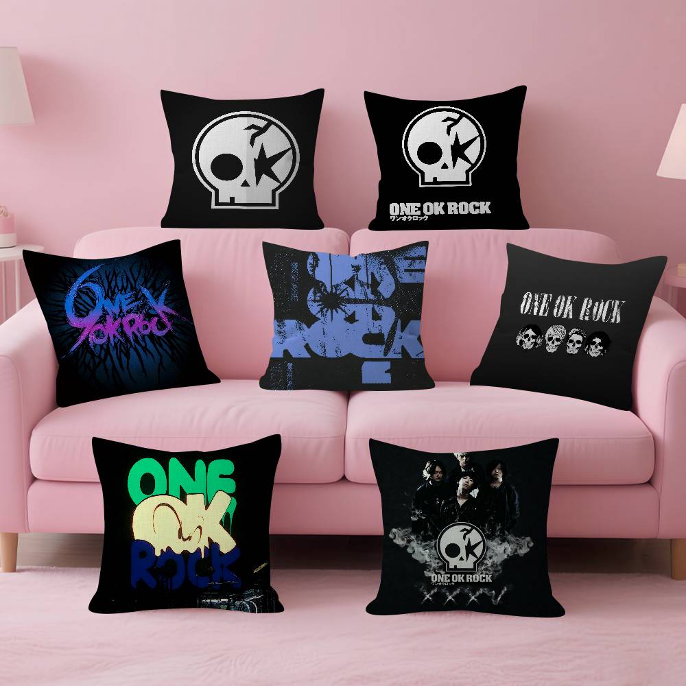 ONE OK ROCK logo   Pillow Cove - Home Decor Logo Design recension och pris