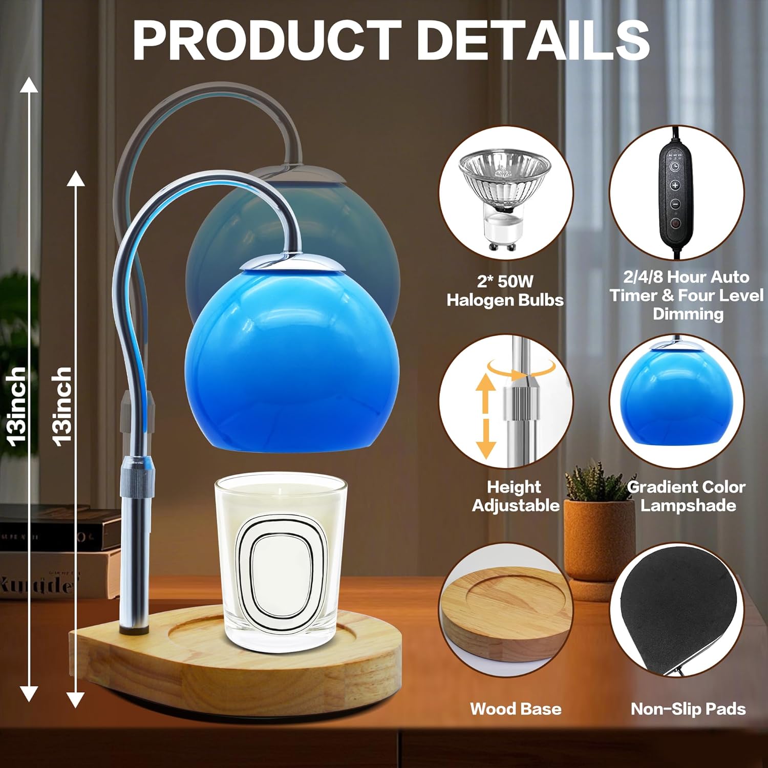 Candle Warmer Lamp with Timer  - Home Decor Free Images recension och pris