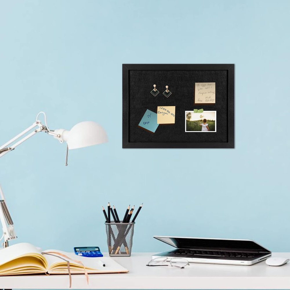 Decorative Black Framed Cork B - Home Decor Vision Board recension och pris