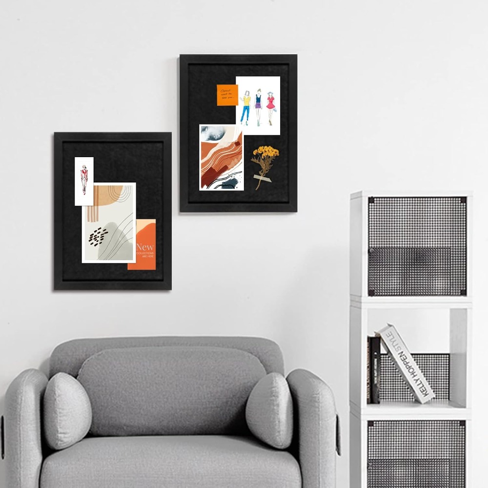 Decorative Black Framed Cork B - Home Decor Vision Board recension och pris