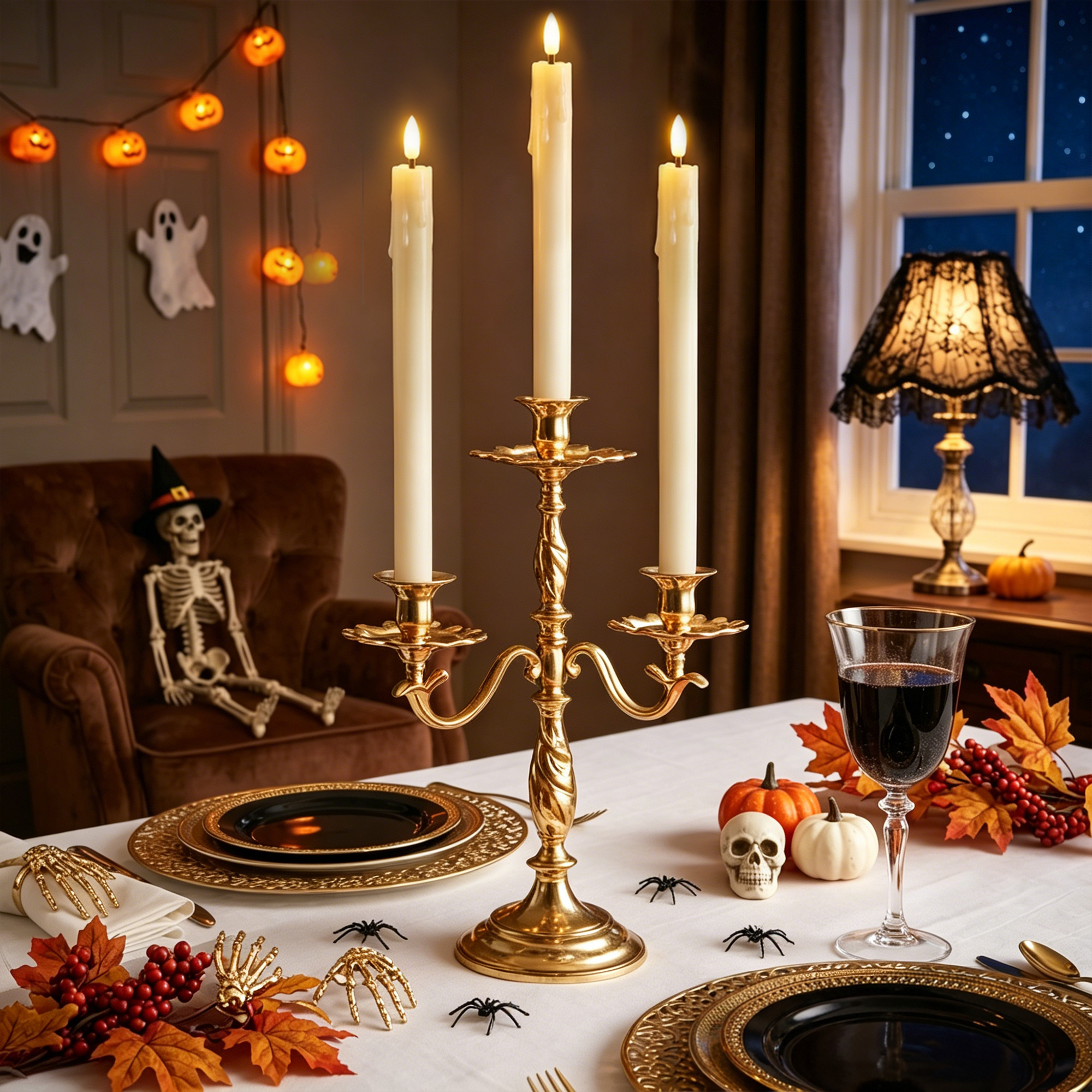 Flameless Ivory Taper Candles  - X Home Decor recension och pris