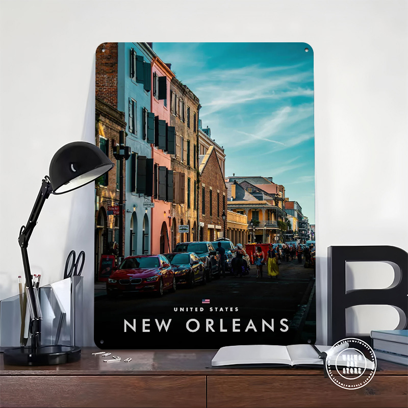 New Orleans Street Scene Print - Home Decor New Orleans recension och pris