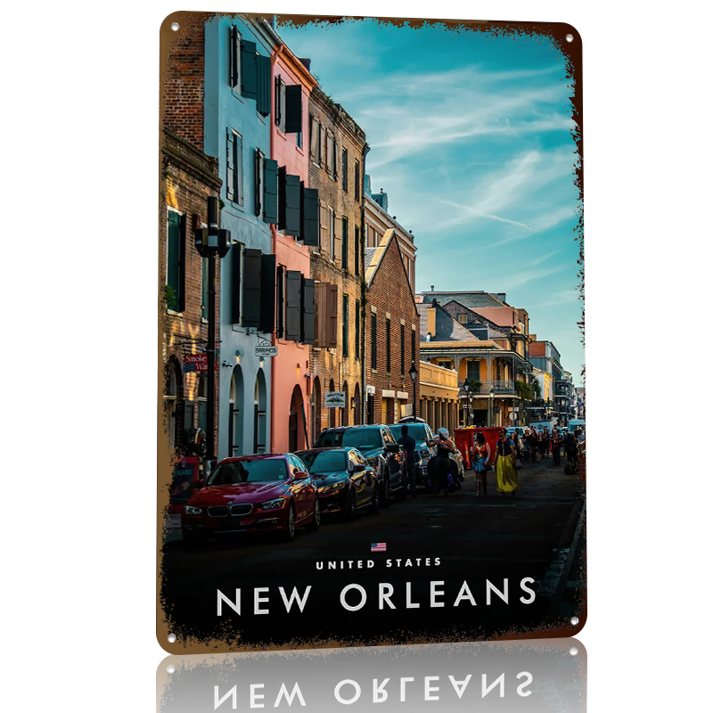New Orleans Street Scene Print - Home Decor New Orleans recension och pris