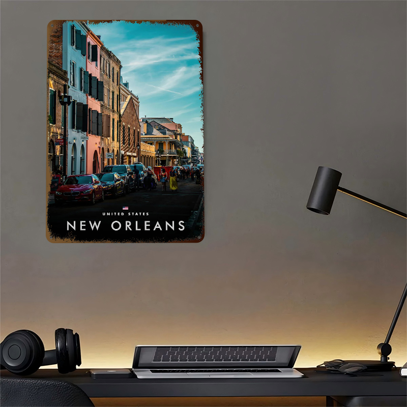 New Orleans Street Scene Print - Home Decor New Orleans recension och pris