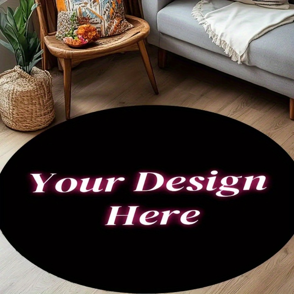 1pc Customized Rug Your Design - Home Decor Logo Design recension och pris