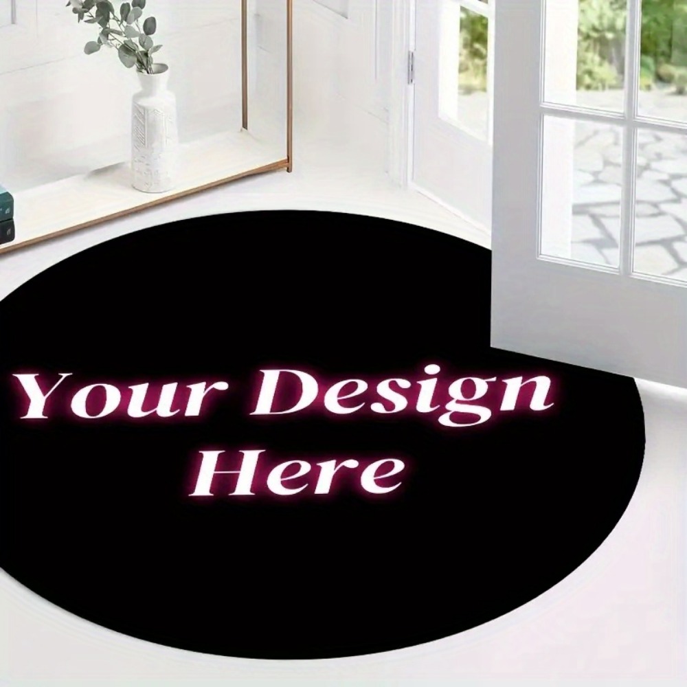 1pc Customized Rug Your Design - Home Decor Logo Design recension och pris