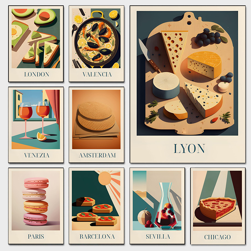 Minimalist National Cuisine Po - Home Decor New Orleans recension och pris
