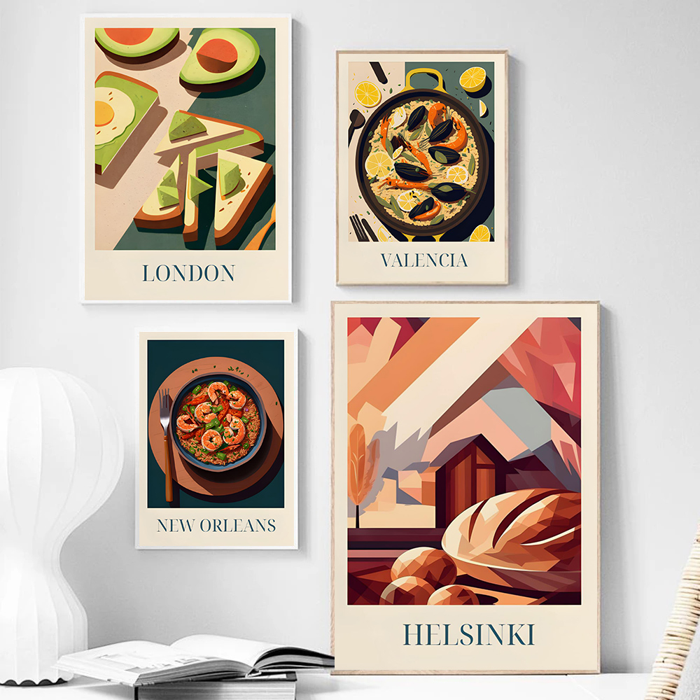 Minimalist National Cuisine Po - Home Decor New Orleans recension och pris