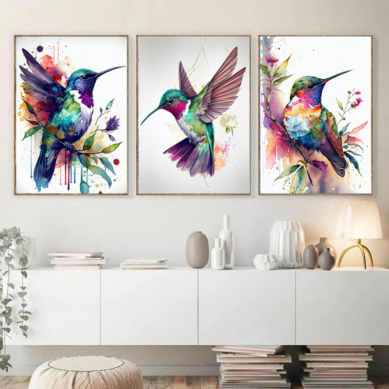 (1pc frameless)Watercolor Colo - Watercolor Poster Print recension och pris