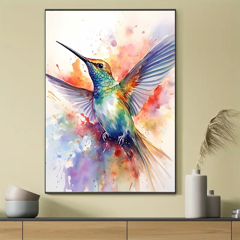 (1pc frameless)Watercolor Colo - Watercolor Poster Print recension och pris