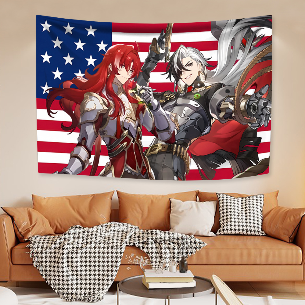 Game Tapestry Boothills And Ar - Aesthetic Tapestry recension och pris