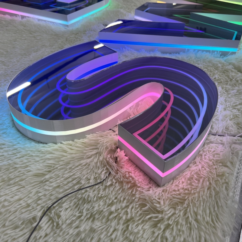 Neon 3D Custom RGB Effect Pane - Neon Sign Led Custom recension och pris