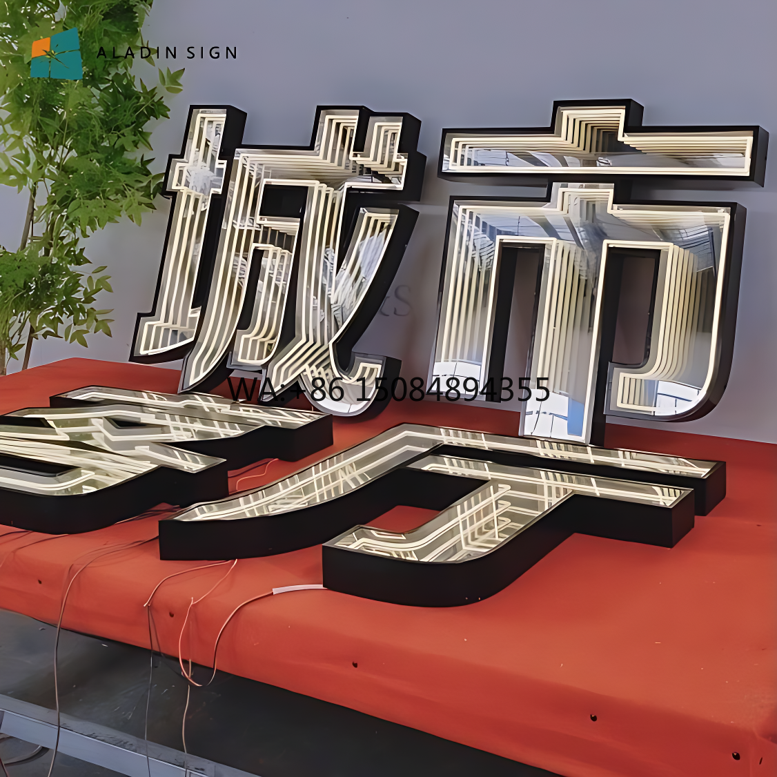 Customized 3D LED Infinity Mir - Neon Sign Led Custom recension och pris