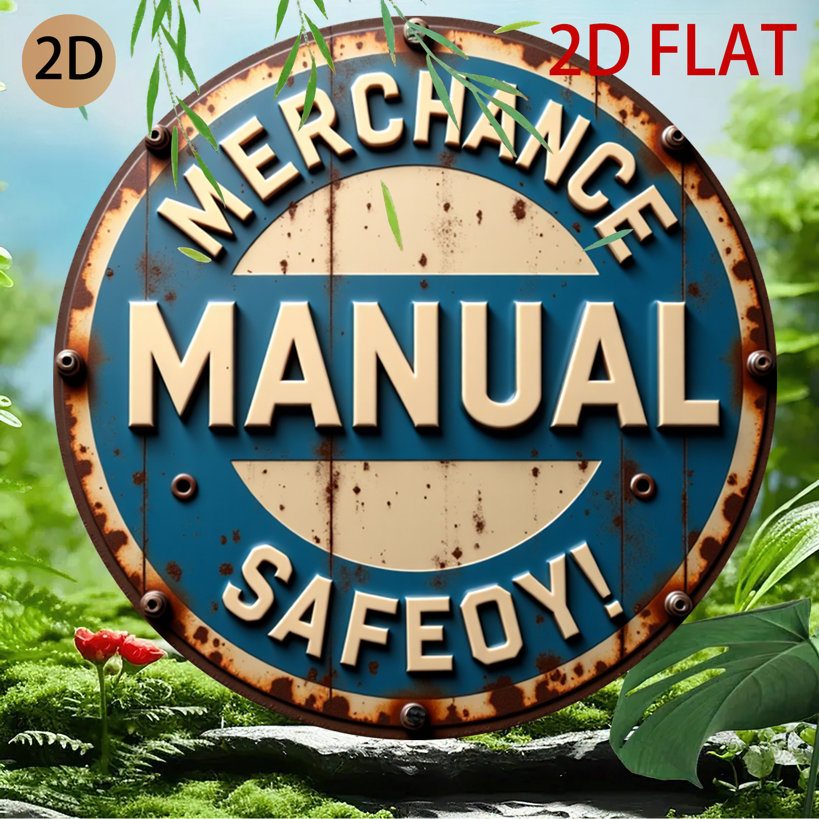 2D Flat, 2d Flat Circular Indu - Home Decor Logo Design recension och pris