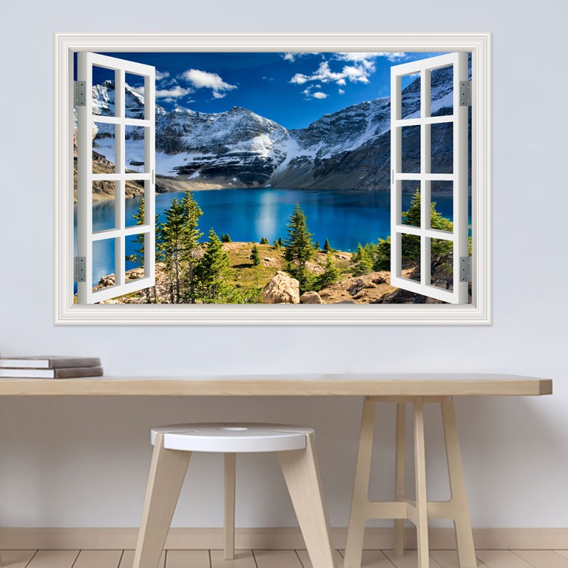 Modern 3D Large Landscape Wall - Home Decor Vinyl Flooring recension och pris