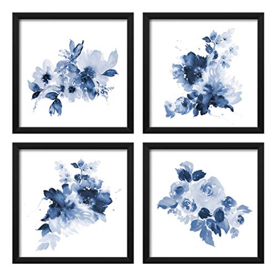 Framed Bathroom Wall Decor Nav - Watercolor Poster Print recension och pris