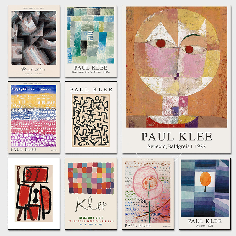 Modern Abstract Paul Klee Exhi - Home Decor Exhibition recension och pris