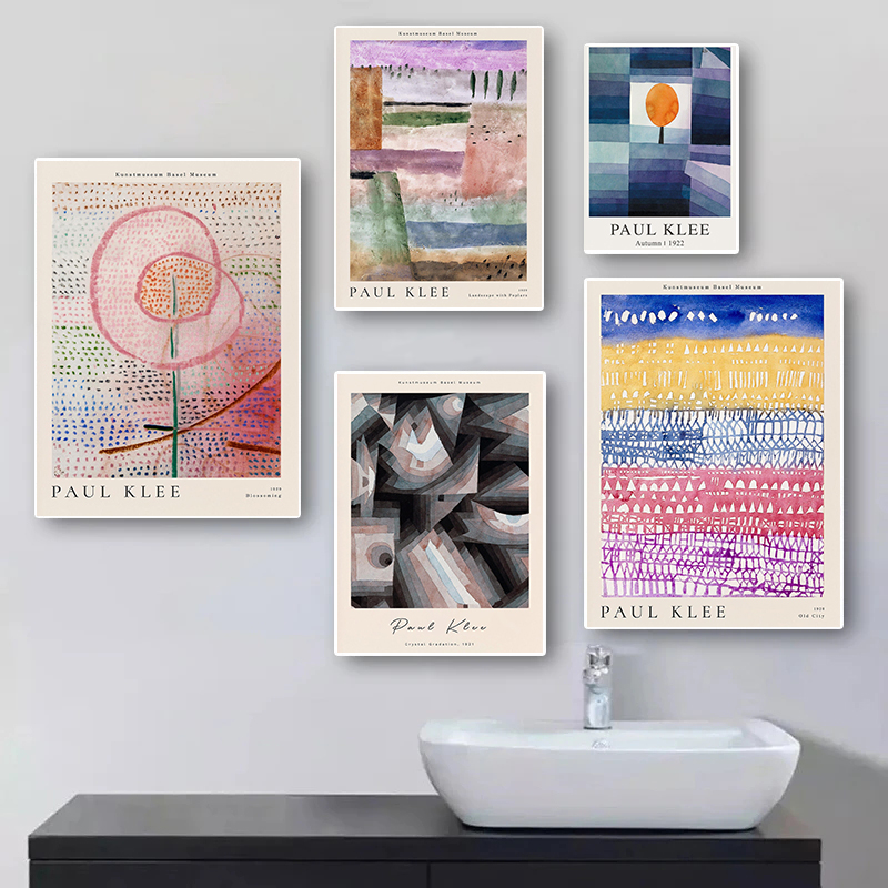 Modern Abstract Paul Klee Exhi - Home Decor Exhibition recension och pris