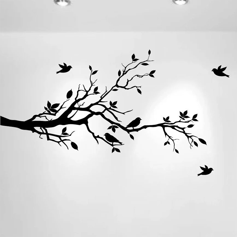 Tree Branch Wall Decal Love Bi - Home Decor Vinyl Flooring recension och pris