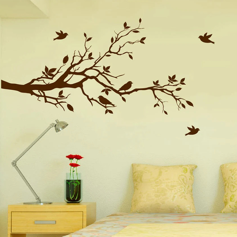 Tree Branch Wall Decal Love Bi - Home Decor Vinyl Flooring recension och pris