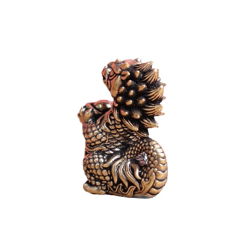 Antique Brass Dragon Statue Mo - Home Decor Exhibition recension och pris