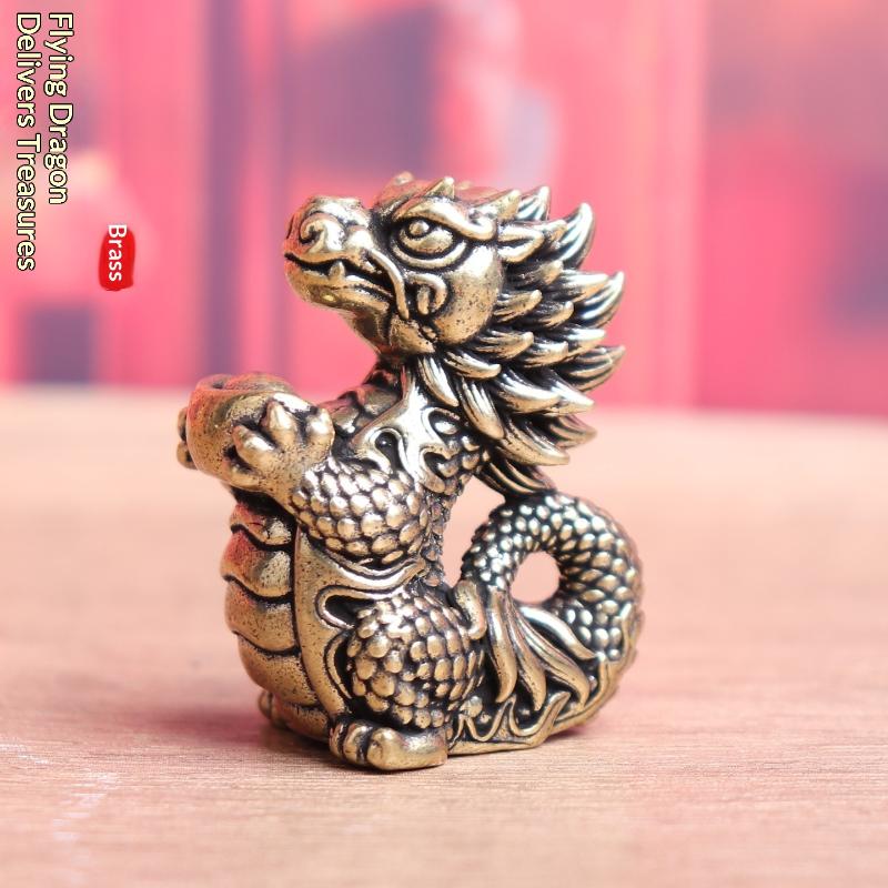 Antique Brass Dragon Statue Mo - Home Decor Exhibition recension och pris
