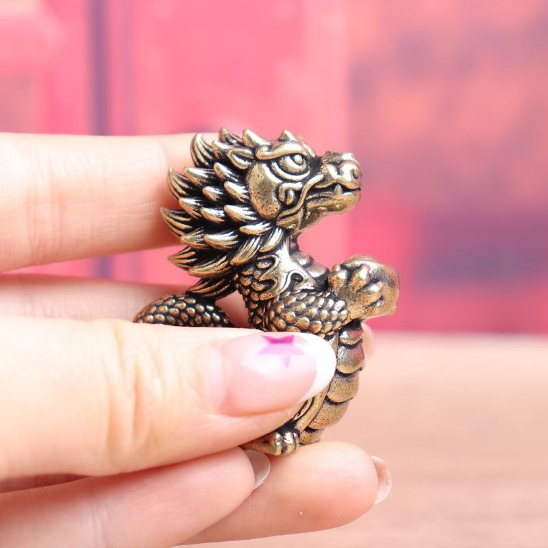 Antique Brass Dragon Statue Mo - Home Decor Exhibition recension och pris