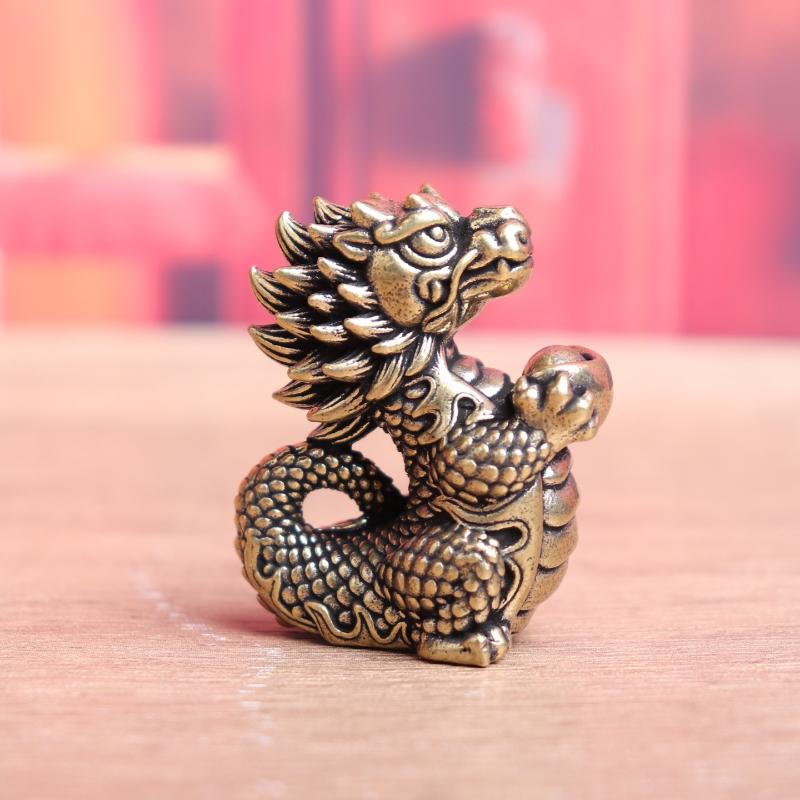 Antique Brass Dragon Statue Mo - Home Decor Exhibition recension och pris