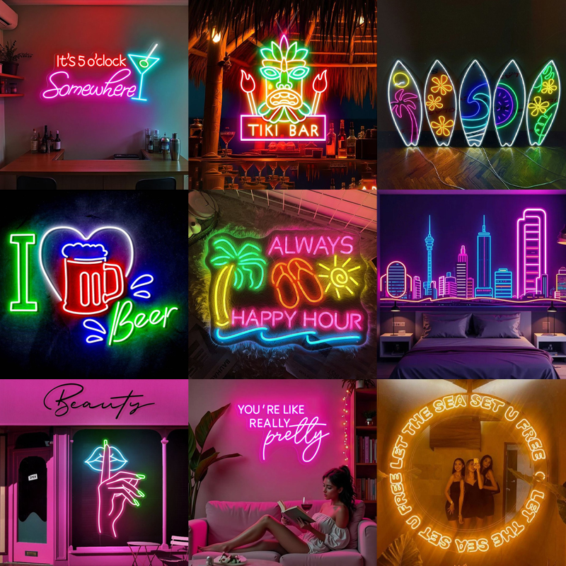 Custom Neon LED Sign Personal  - Neon Sign Led Custom recension och pris