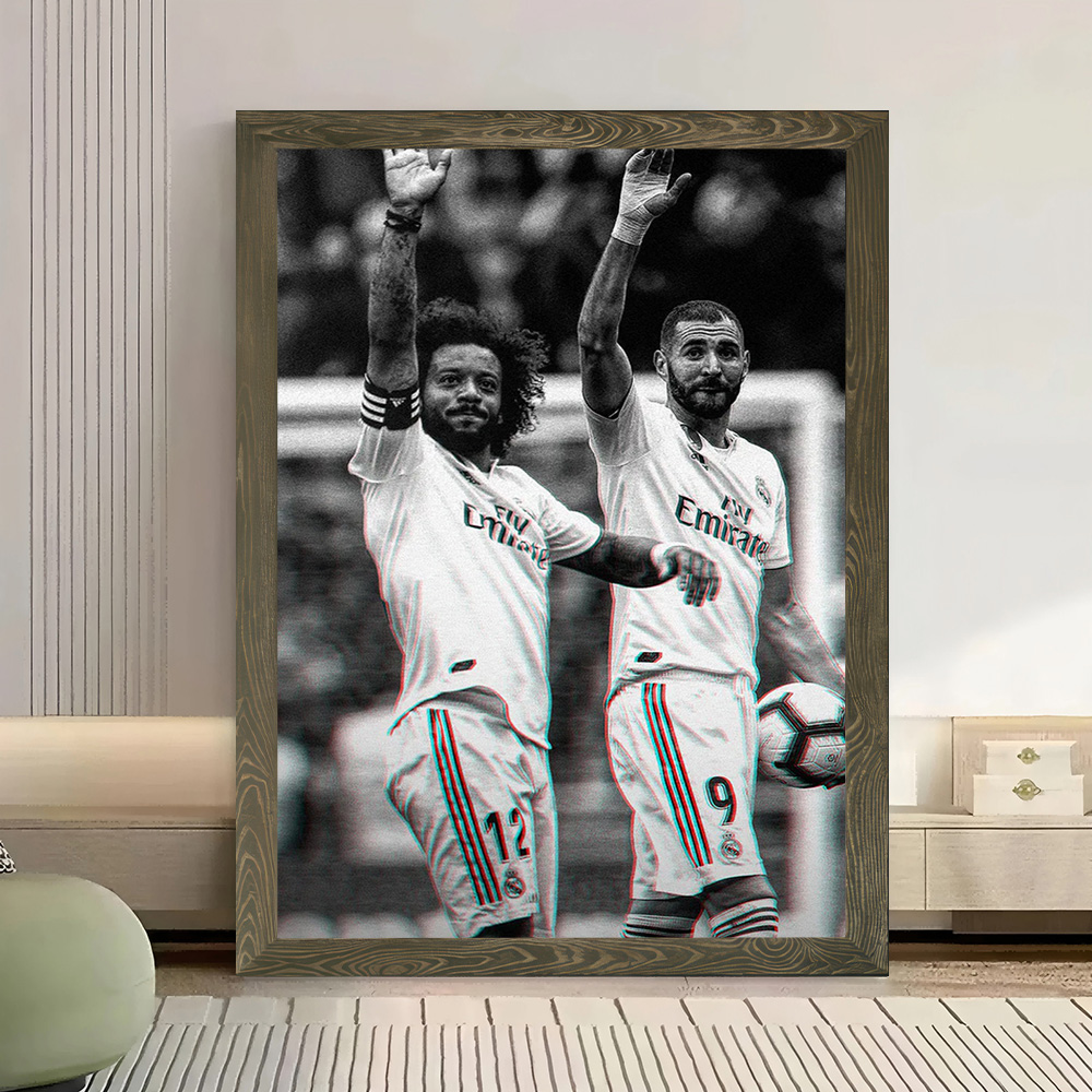 Marcelo X Benzema Canvas Poste - X Home Decor recension och pris