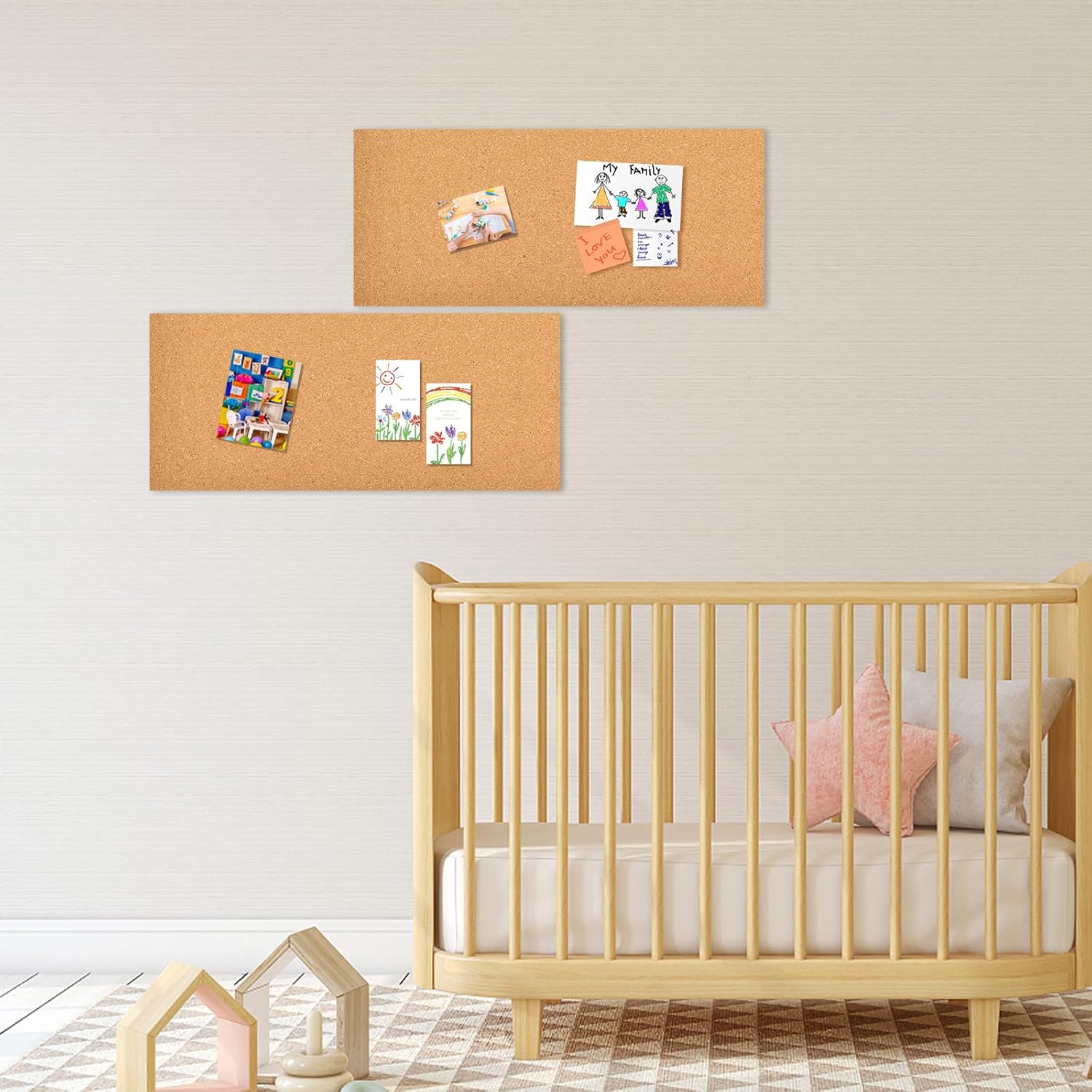 2/4/6 Pieces of Cork Bulletin  - Home Decor Vision Board recension och pris
