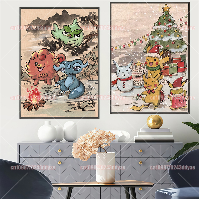 Classic Anime Pokemon Greninja - Home Decor Wall Pictures recension och pris