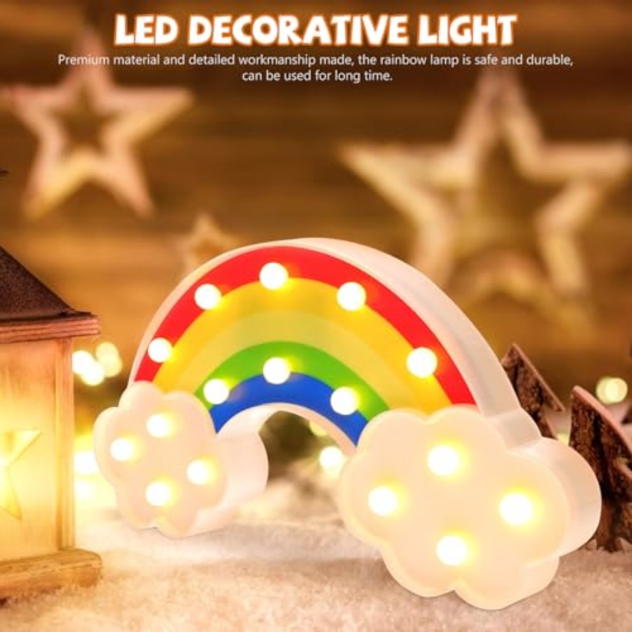 LED Rainbow Desk Light Bedside - Home Decor For Wedding recension och pris