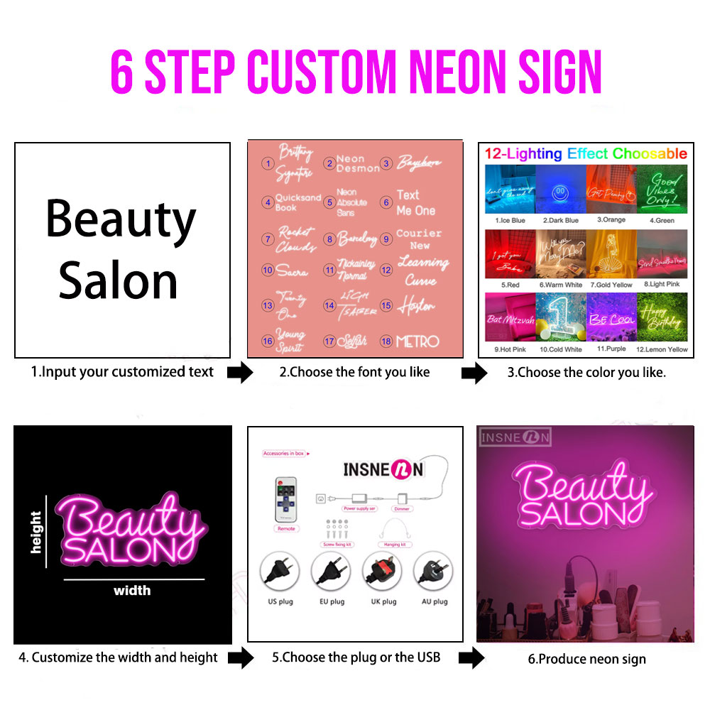 Custom Led Neon Signs LED Ligh - Neon Sign Led Custom recension och pris