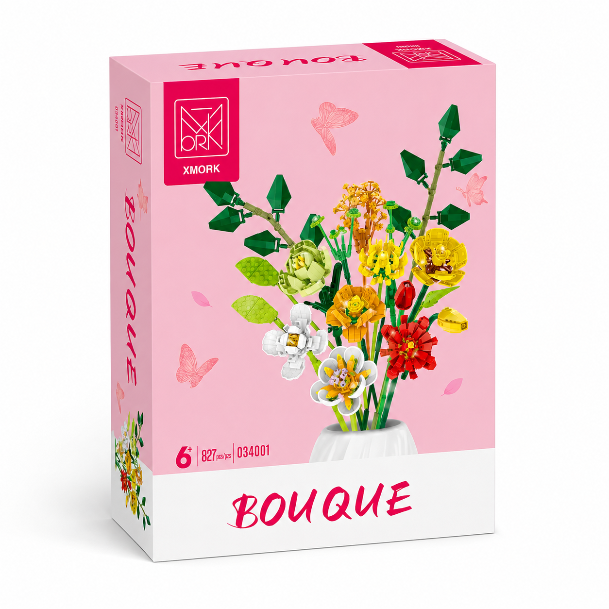 Bouquet Flower Building Blocks - Home Decor Vase With Flowers recension och pris