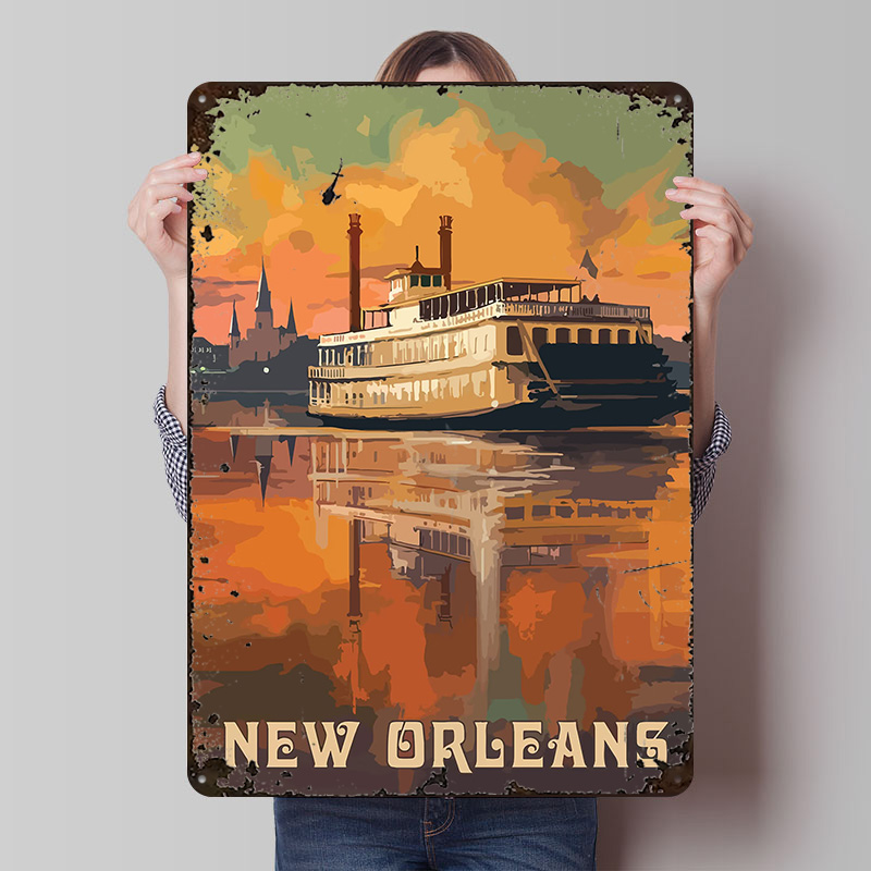 Travel to New Orleans Printed  - Home Decor New Orleans recension och pris