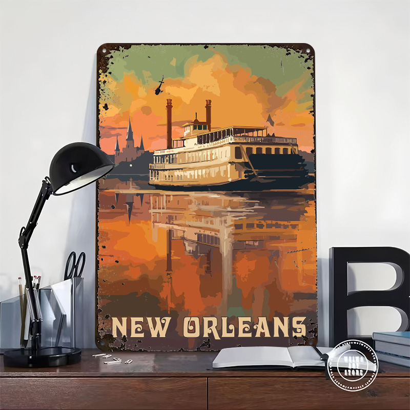 Travel to New Orleans Printed  - Home Decor New Orleans recension och pris