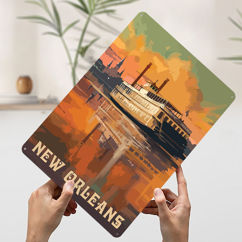 Travel to New Orleans Printed  - Home Decor New Orleans recension och pris