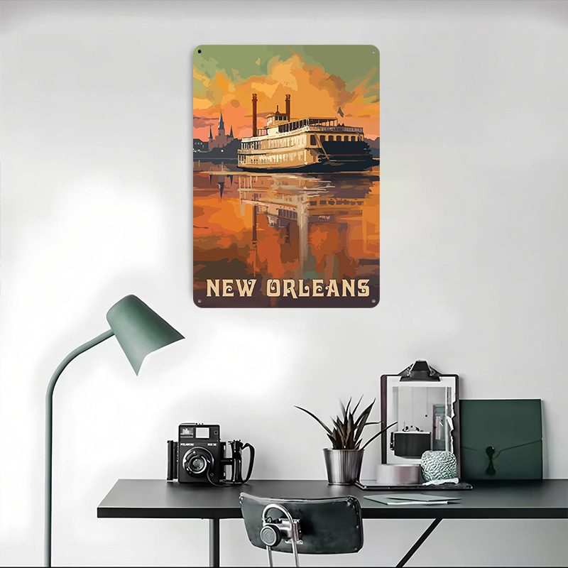 Travel to New Orleans Printed  - Home Decor New Orleans recension och pris